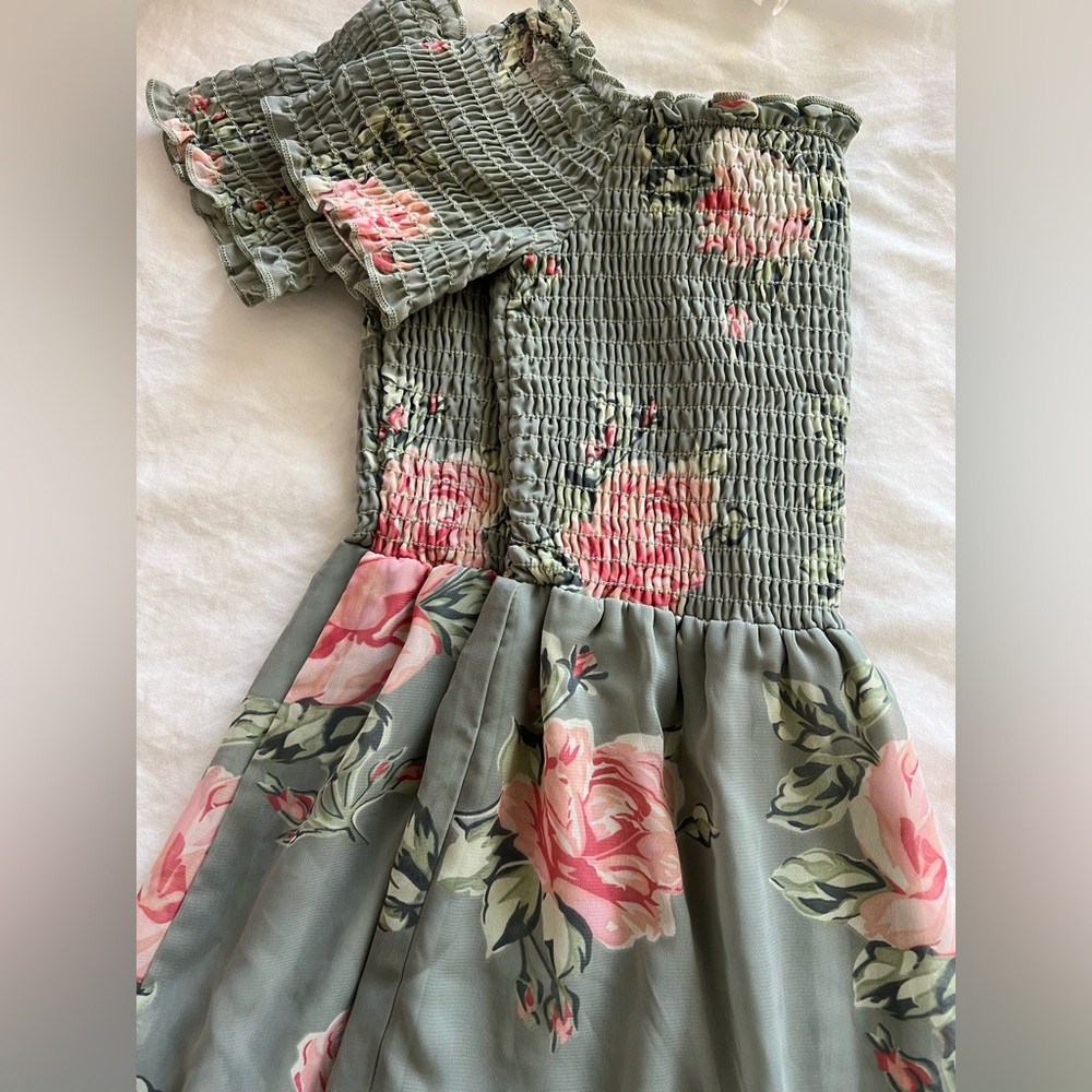 Show Me Your Mumu Dolly Smocked Dress in Sweetheart Sage - Picture 14 of 16